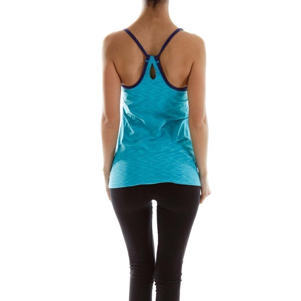 Lucy Blue Fitted Activewear Top - Picture 2 of 3